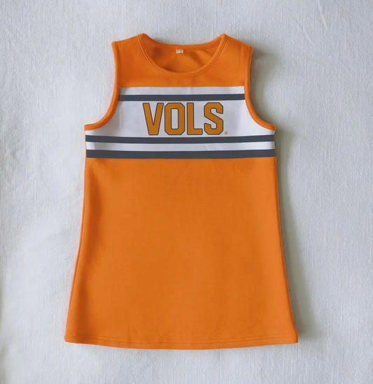 The University of Tennessee | Bright Orange Striped Cheer Dress