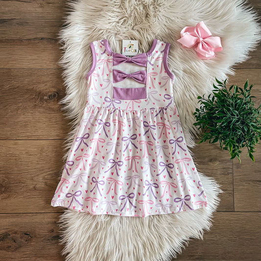 Bow & Heart Confetti Dress By TwoCan