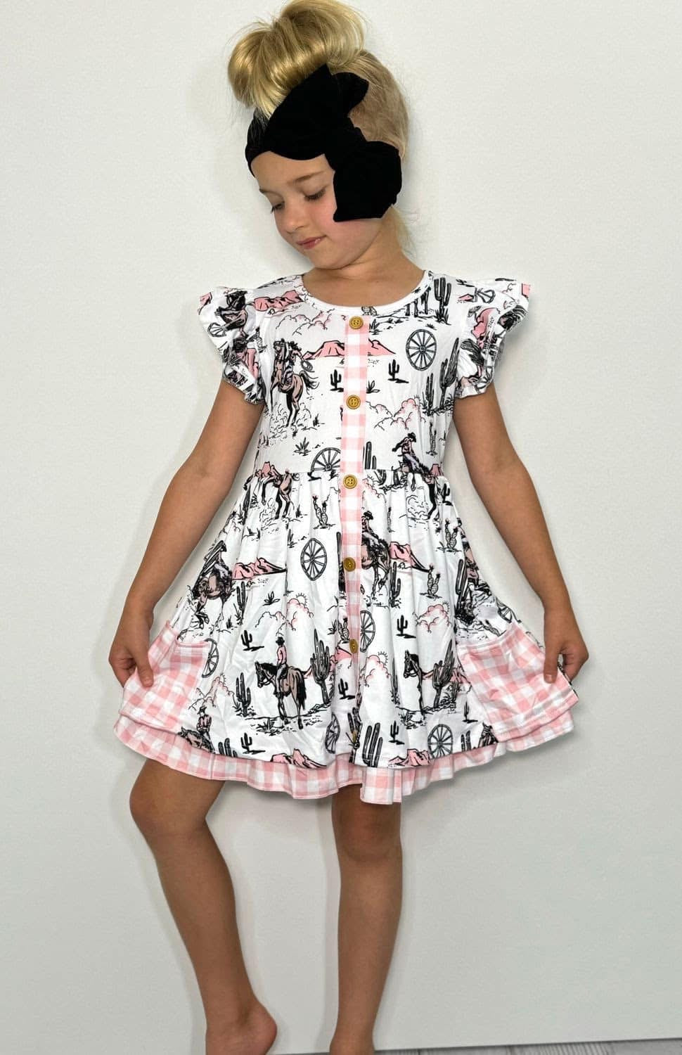 Buckaroo Dress by Clover Cottage