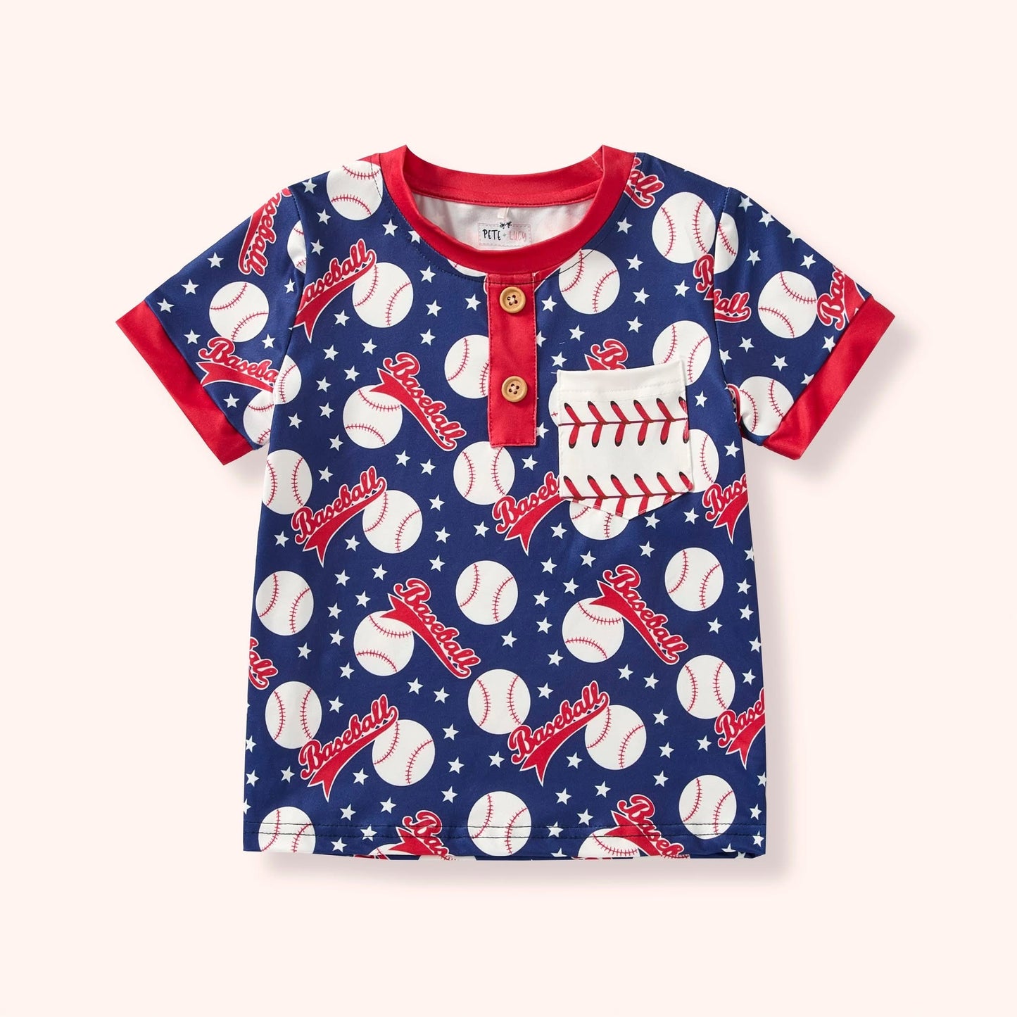 Pre-Order Play Ball Boys Tee By Pete + Lucy