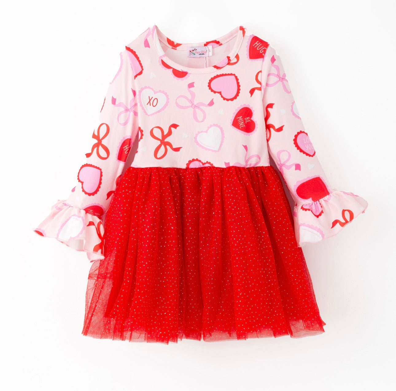 Valentine Tutu Girls Dress By Clover Cottage