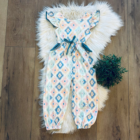 Southwest Pastel Jumpsuit By TwoCan