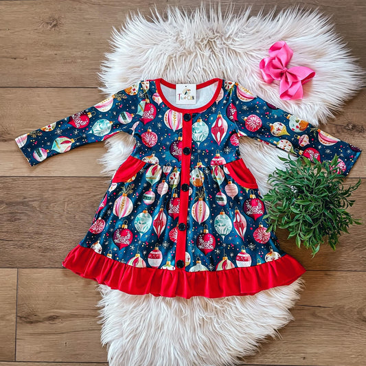 Vintage Ornaments Dress by TwoCan