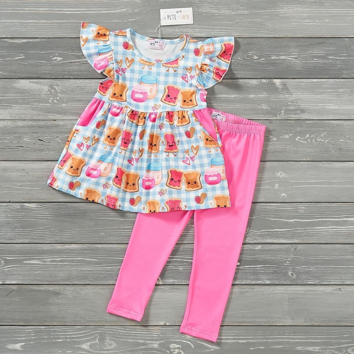 PB & J Pants Set By Pete + Lucy