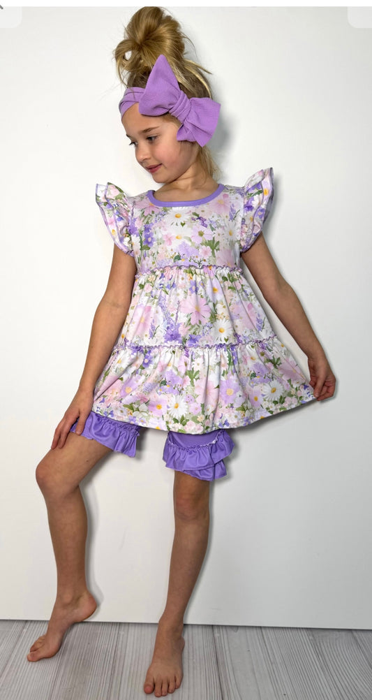 Lavender Garden Girls Set By Clover Cottage