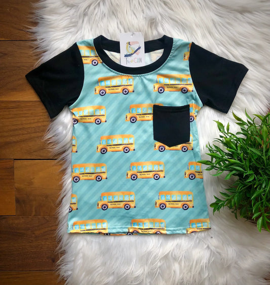 Bus Ride Pocket Tee by TwoCan