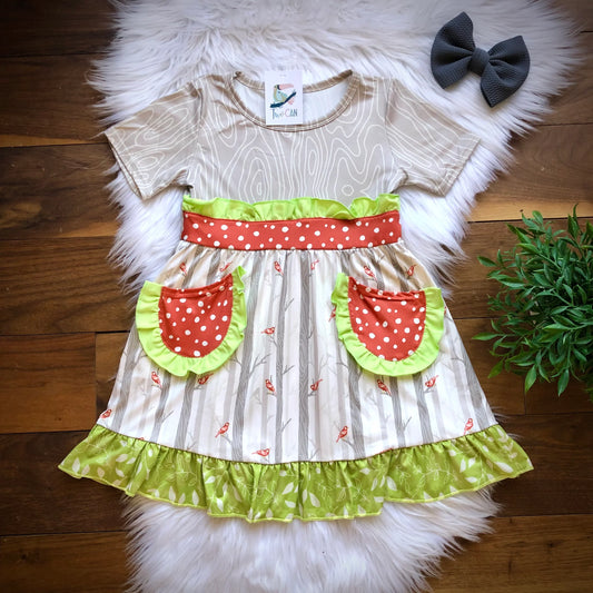 Woodland Birds Dress by TwoCan