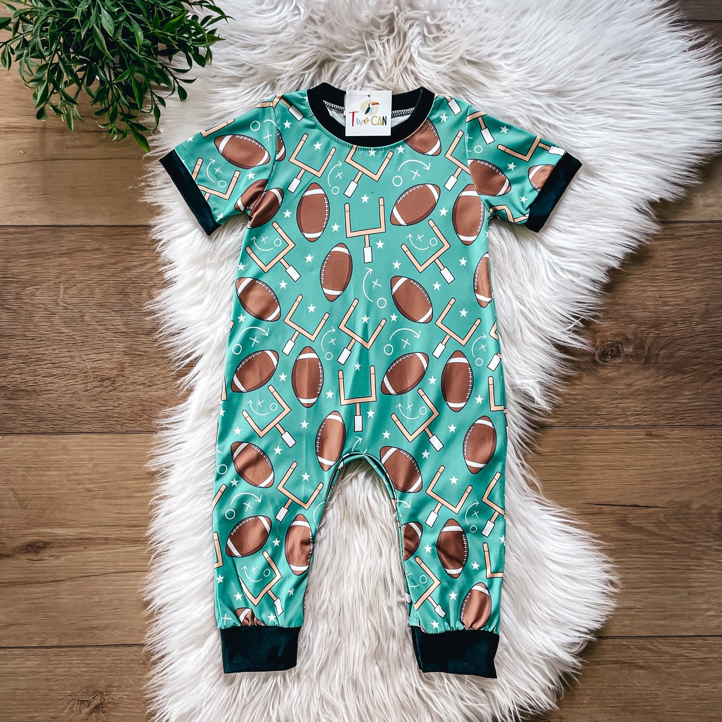 Football Infant Romper by TwoCan