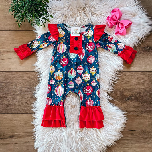 Vintage Ornaments Infant Romper by TwoCan