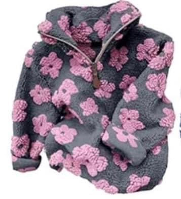 Retro Floral Pullover