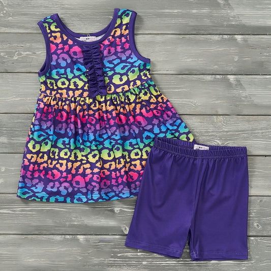 Neon Safari Short Set By Pete + Lucy