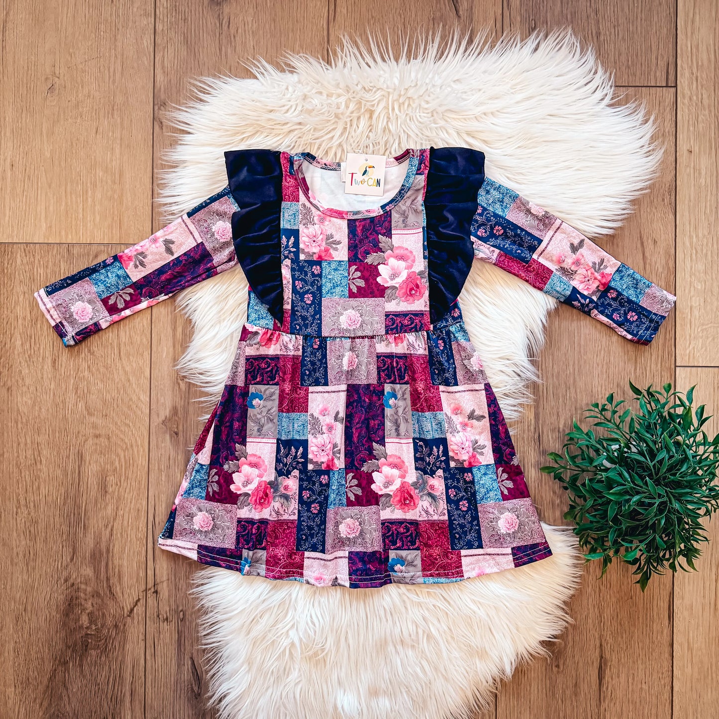 Rose Patchwork Dress By TwoCan