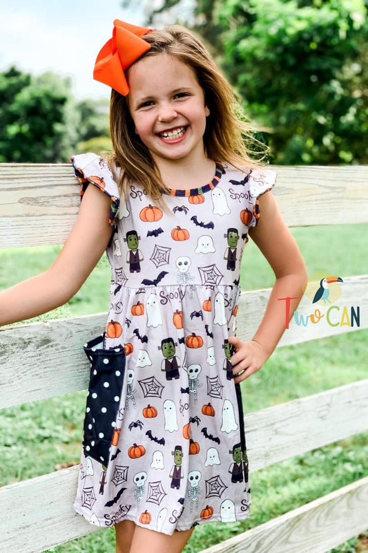 The Boo Crew Short Sleeve Dress by TwoCan