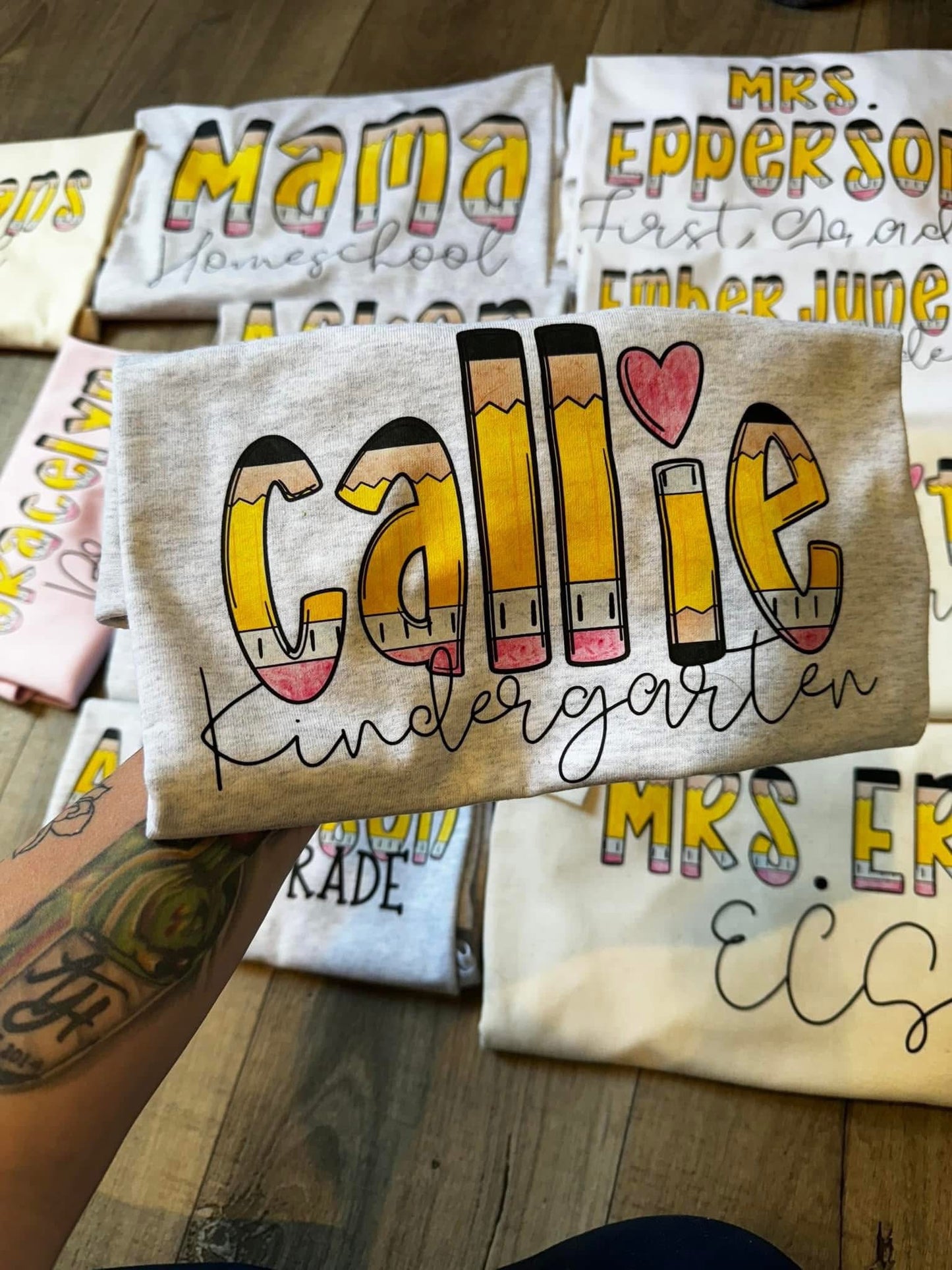 Pencil Tees (Youth)