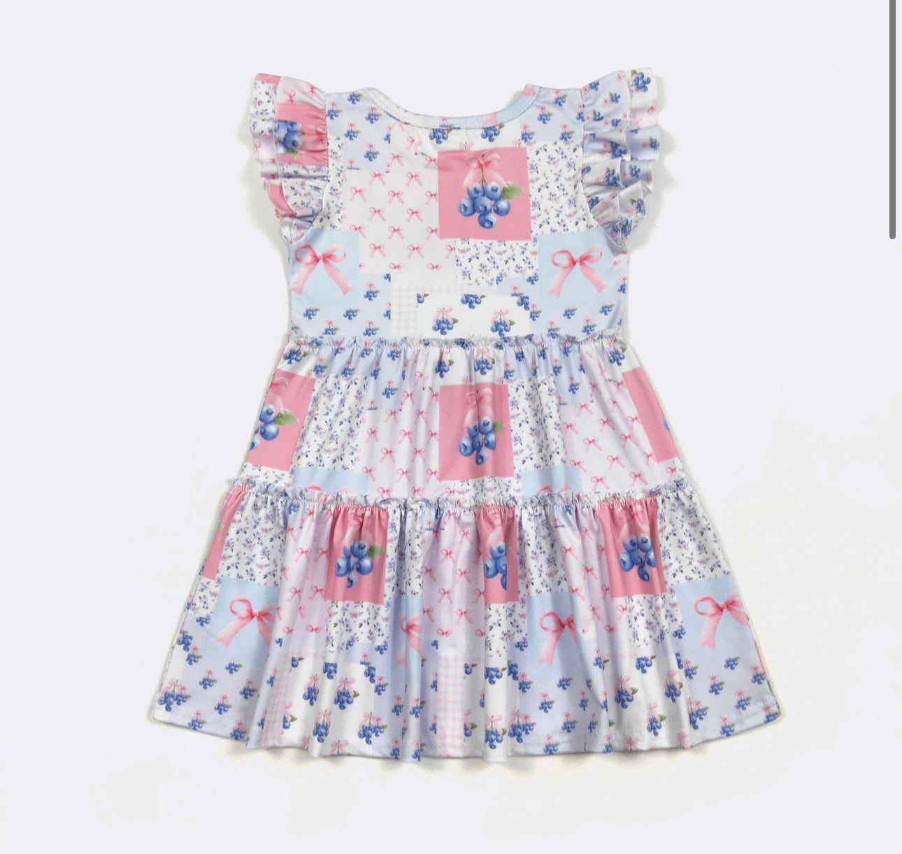 Blueberry Patch Girls Dress By Clover Cottage