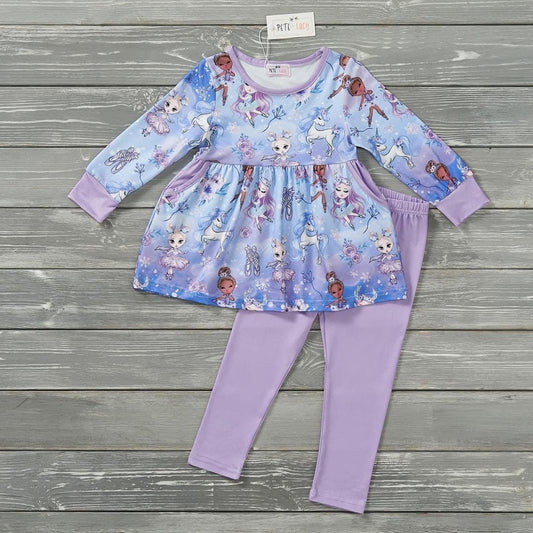 Wintry Dance Pants Set by Pete + Lucy