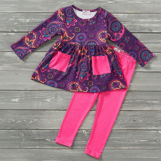 Paisley Perfection Pants Set by Pete + Lucy