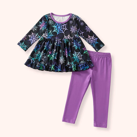 Web of Whimsy Pants Set By Pete + Lucy