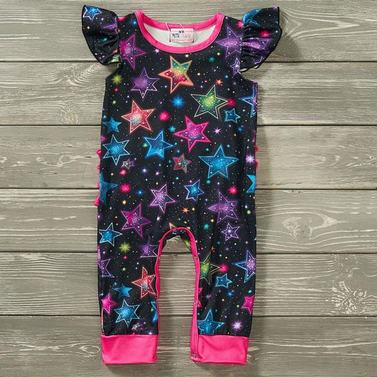 Electric Starlight Infant Romper by Pete + Lucy