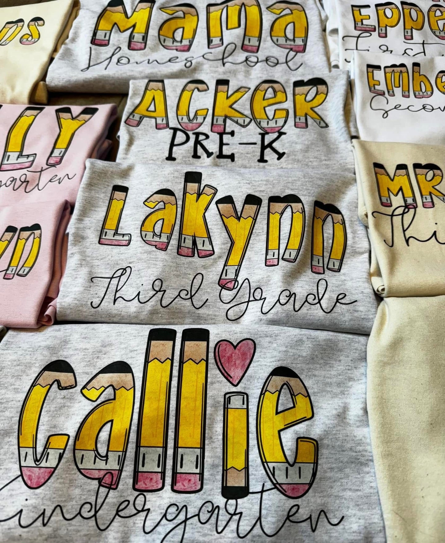 Pencil Tees (Youth)