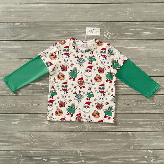 Groovin’ Into Christmas Boys Tee by Pete + Lucy