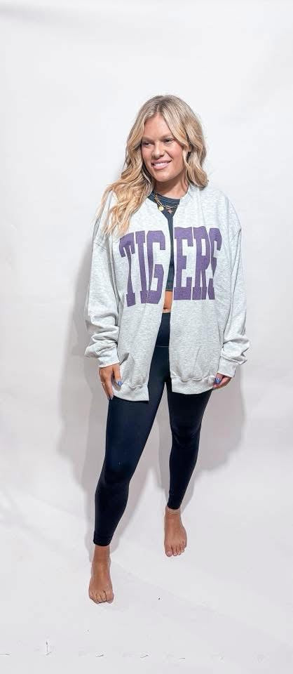 Best Selling Cardigans (Tigers Purple)