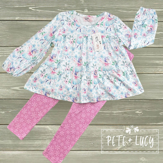 Winter Fairy Pants Set by Pete + Lucy