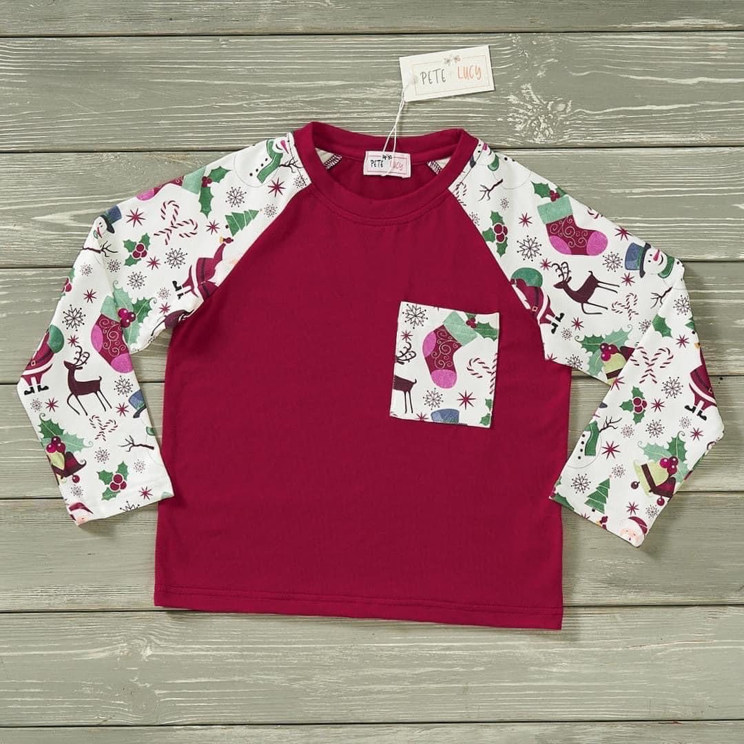 Pre-Order Family Christmas Boys Tee By Pete + Lucy