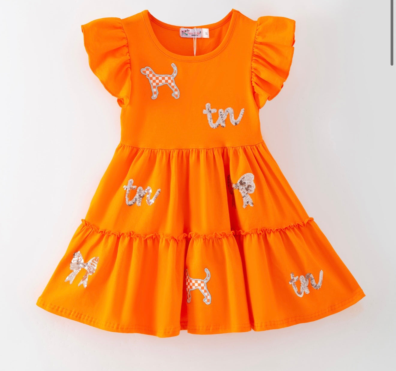 Tennessee Silver Sequin Dress By Clover Cottage