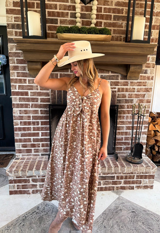 Western Charm Maxi Dress