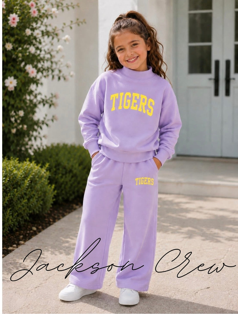 Tigers Mock Neck Set (Kids)