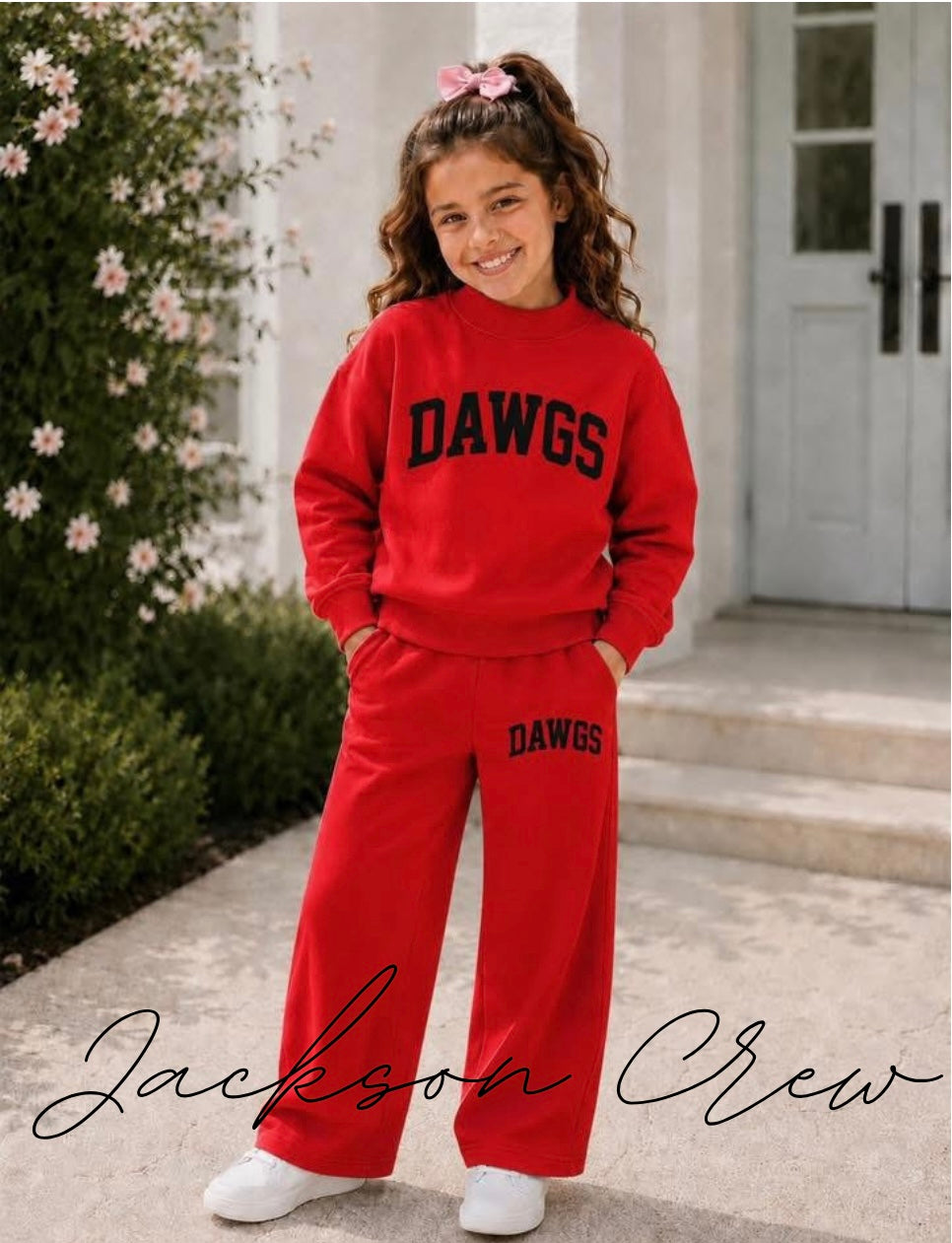 Red Dawgs Adult Mock Neck Set