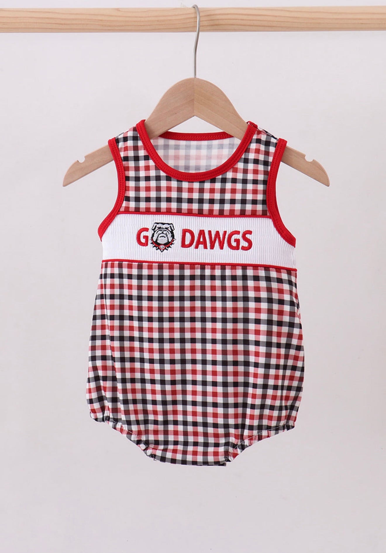 Georgia Go Dawgs Plaid Bubble
