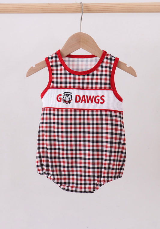 Georgia Go Dawgs Plaid Bubble