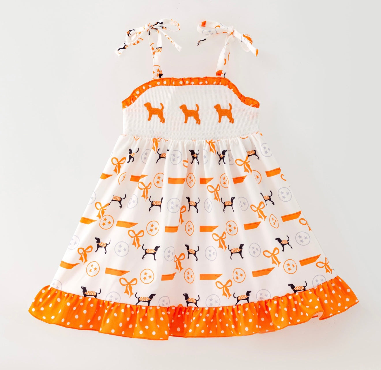 Tennessee Smocked Girls Dress By Clover Cottage