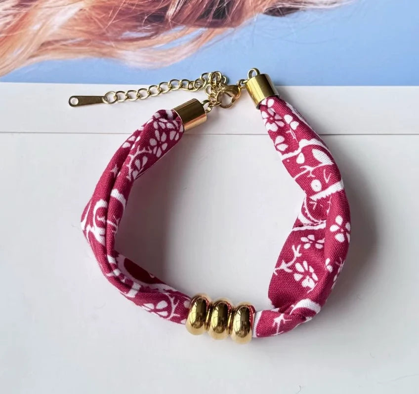 Fabric Wrap Bracelet