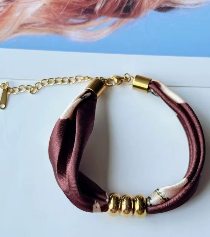 Fabric Wrap Bracelet