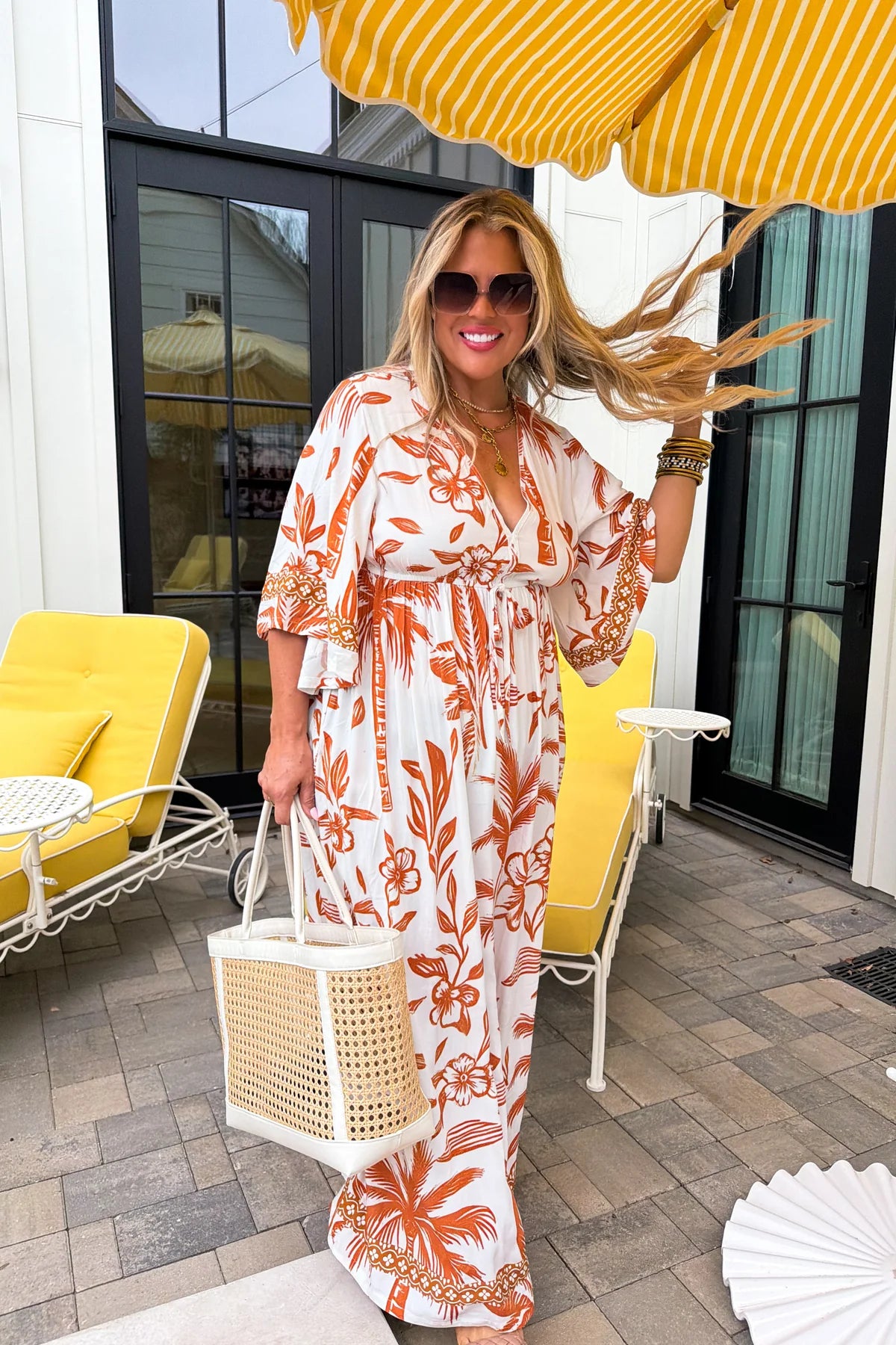 Pre-Order In The Jungle Kaftan Dress By Blakeley