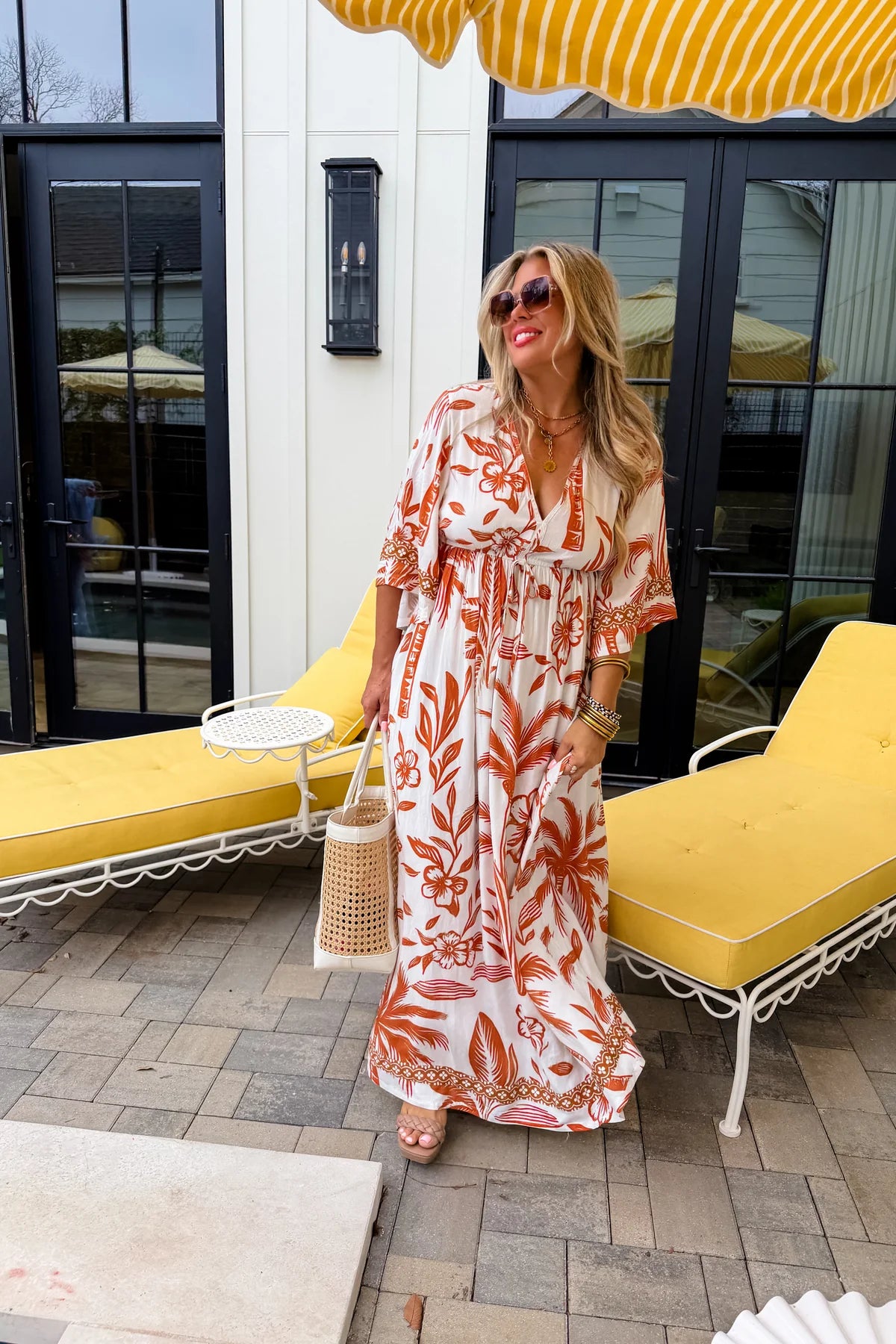 Pre-Order In The Jungle Kaftan Dress By Blakeley