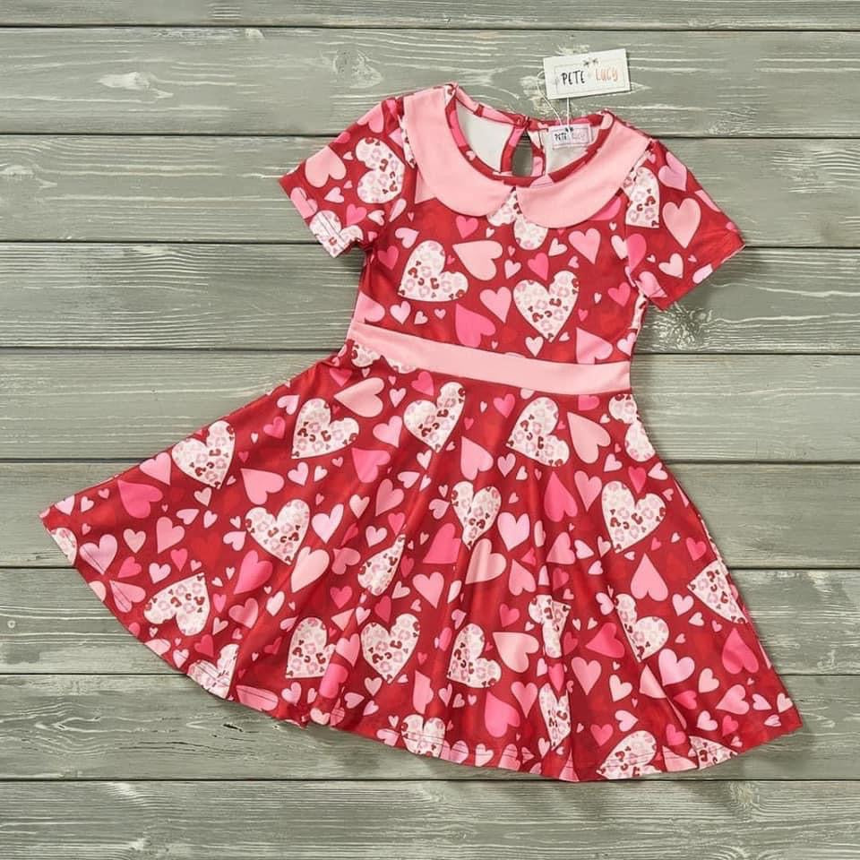 Heart Print Jungle Dress by Pete + Lucy