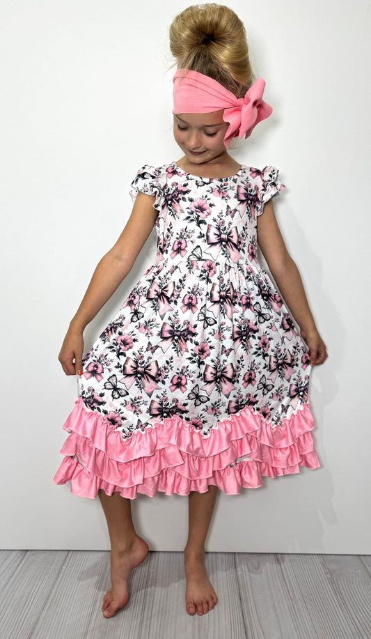 Blushing Butterfly Dress By Clover Cottage