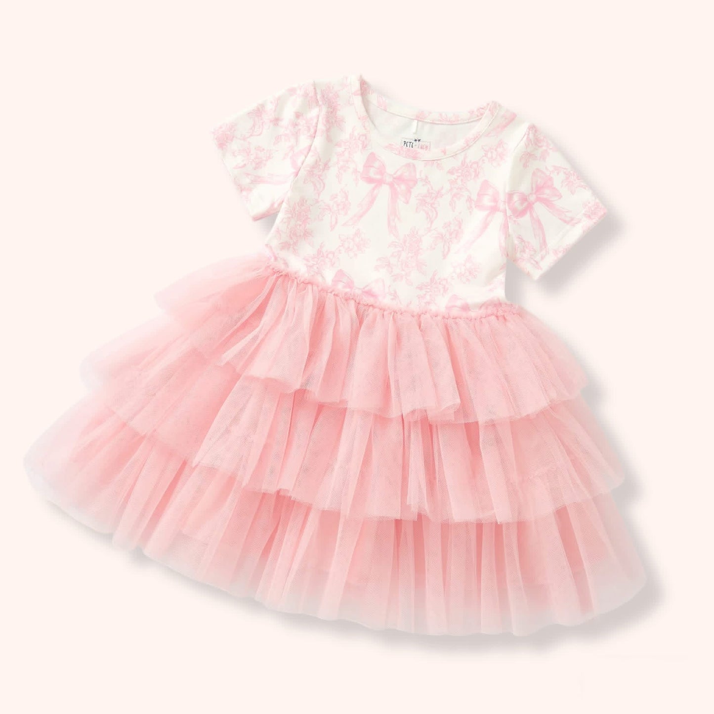 Pre-Order Vintage French Fairytale Tulle Dress • Pink