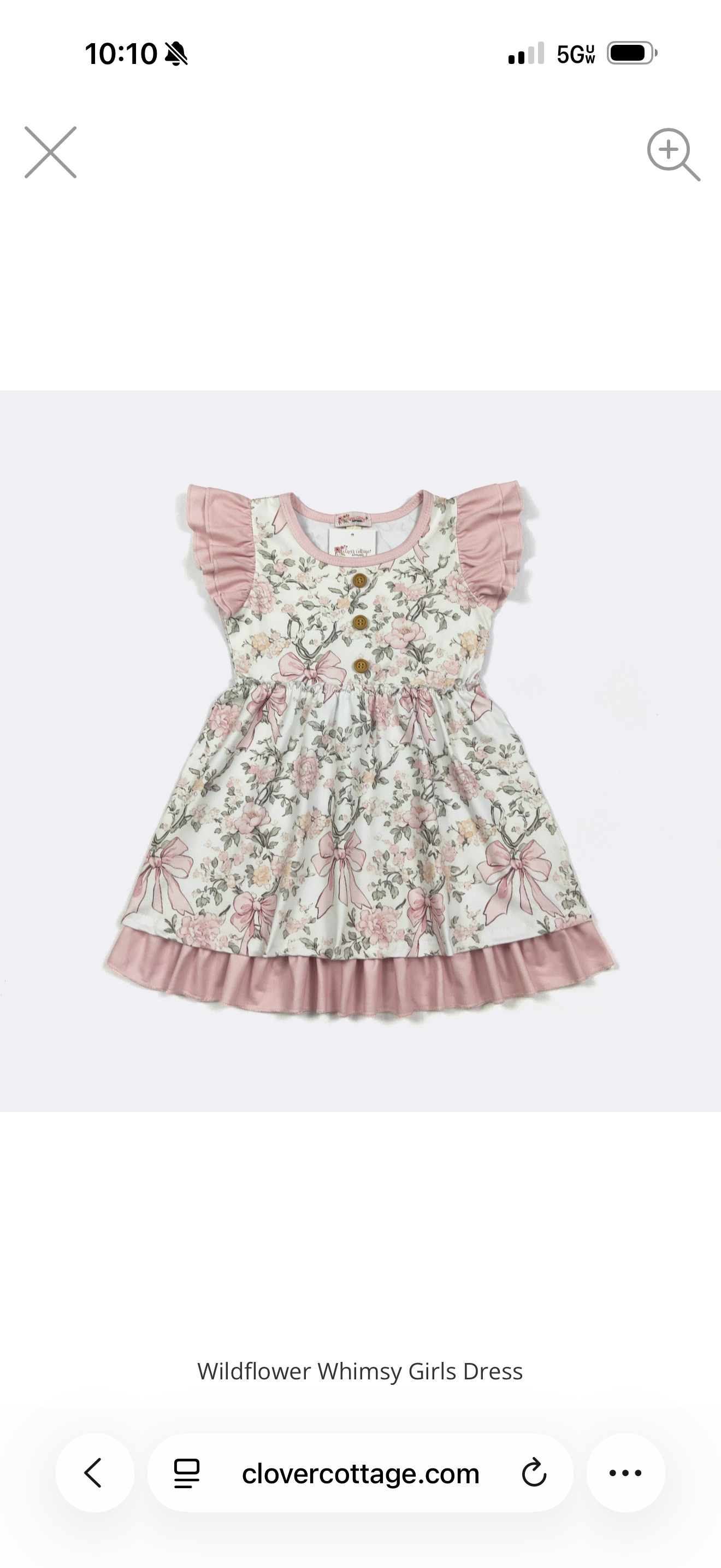 Wildflower Whimsy Dress By Clover Cottage