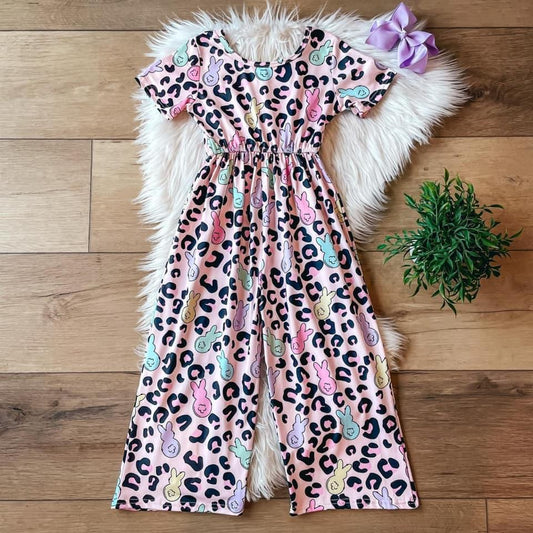 Pre-Order Leopard Bunny Jumpsuit by Wellington Design Co.