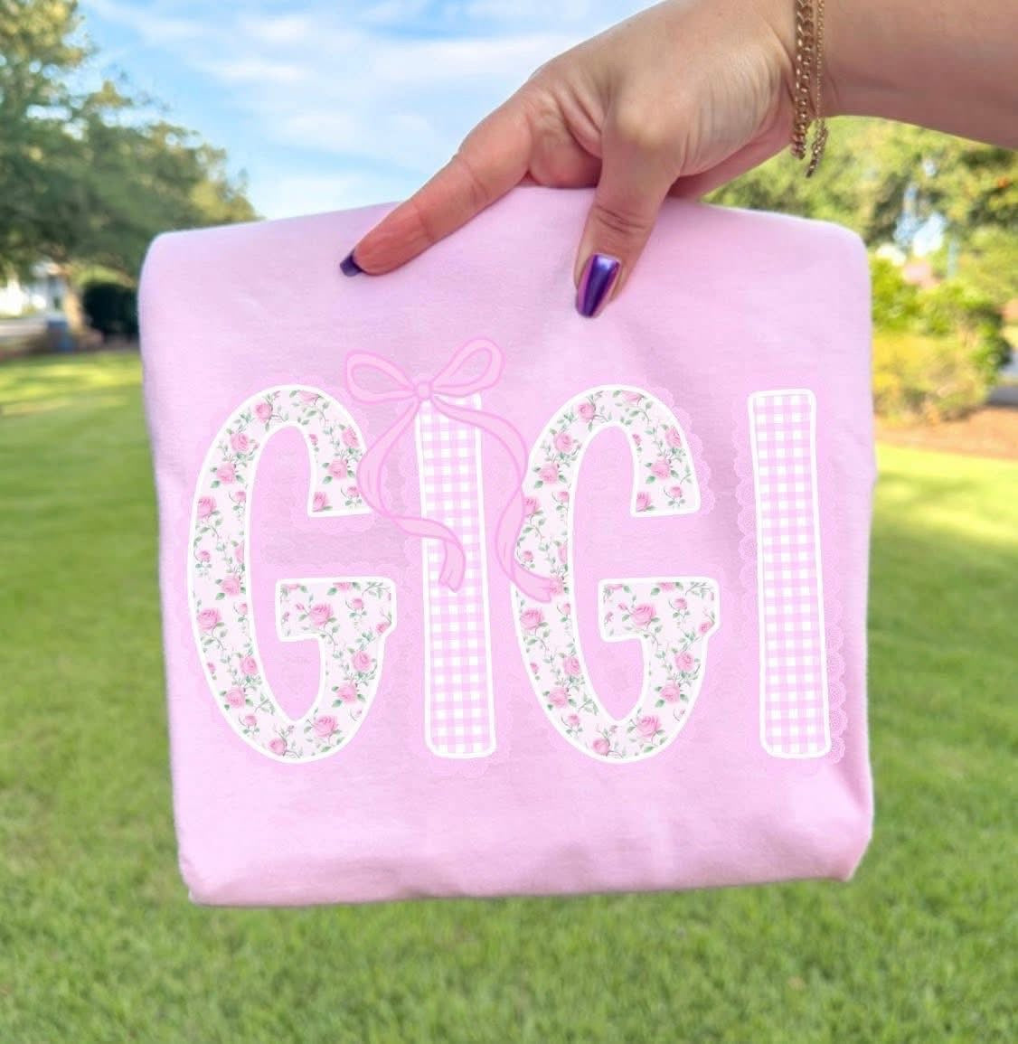 Floral Monogram Graphic Tee