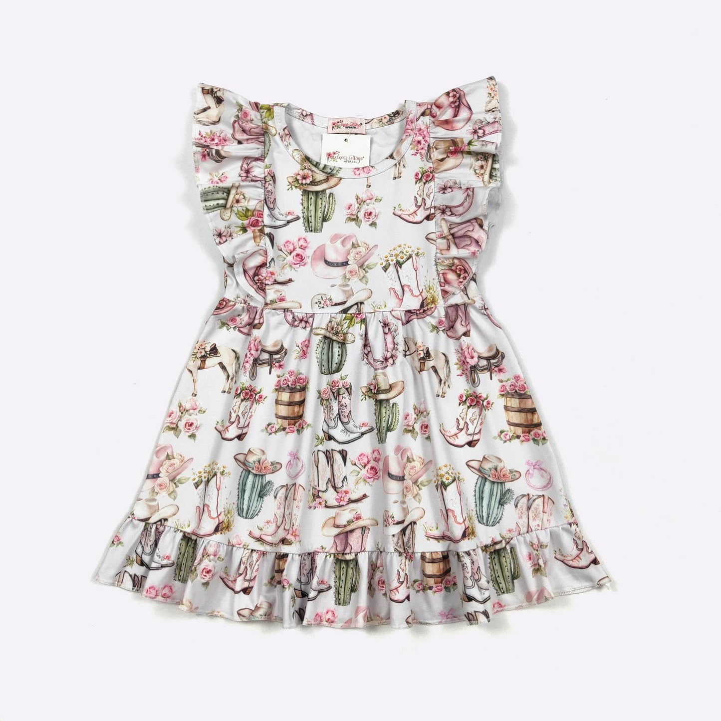 Whimsy Western Dress By Clover Cottage