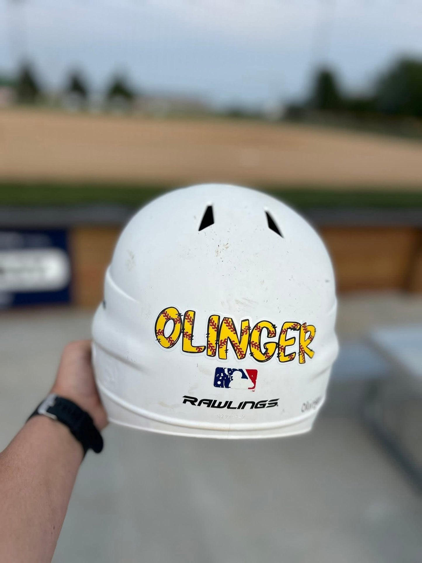 Helmet Name Decals