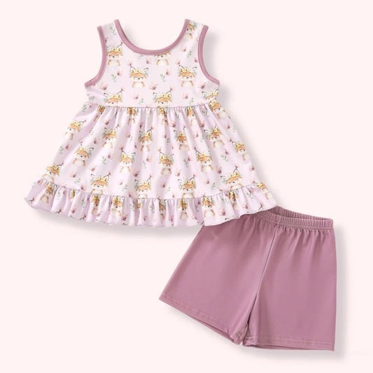 Fox Glove Short Set By Pete + Lucy