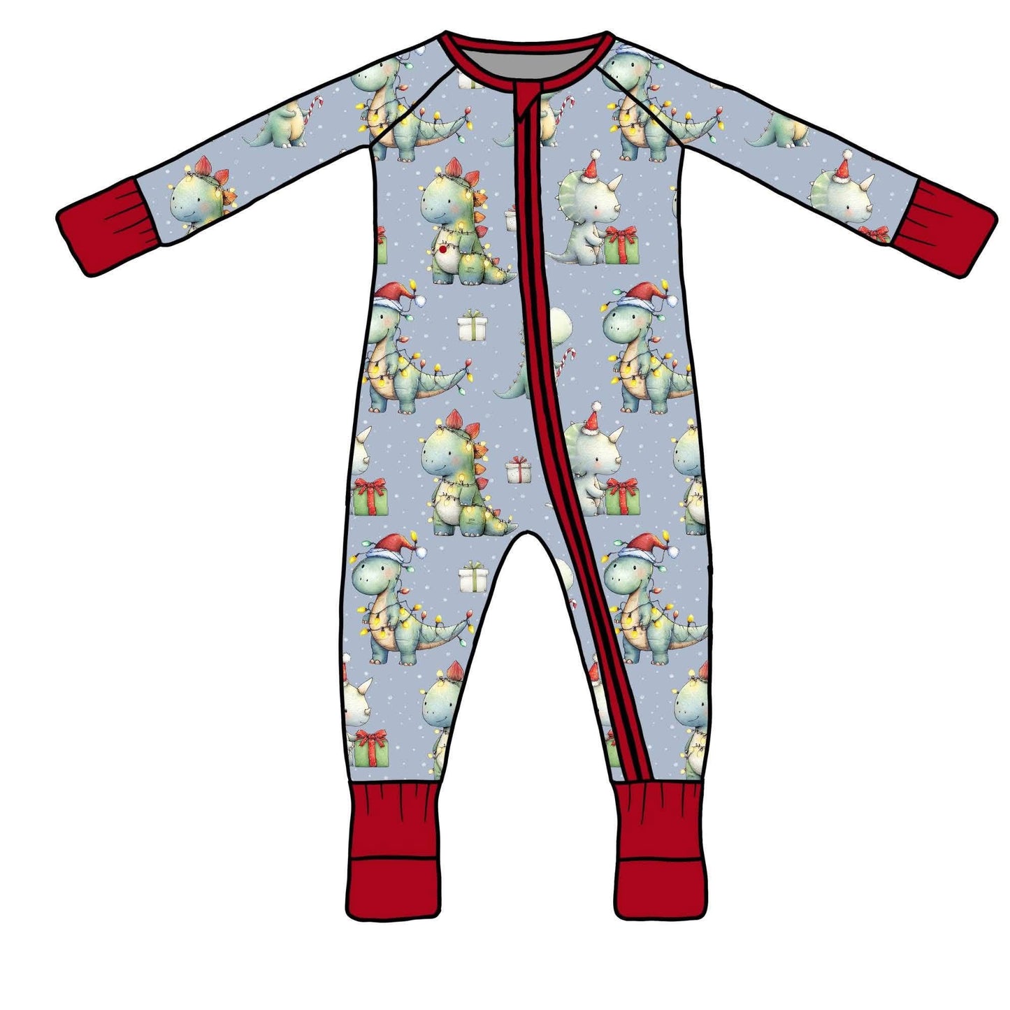 Dino-mite bright infant romper