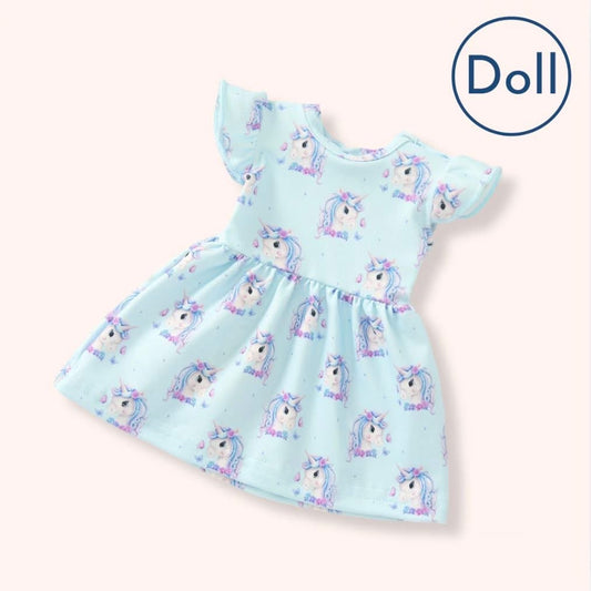 Unicorn Wishes Dolls Dress By Pete + Lucy